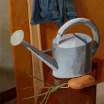 watering can and sweet potato, 2013, oil on canvas, 36 x 28 inches