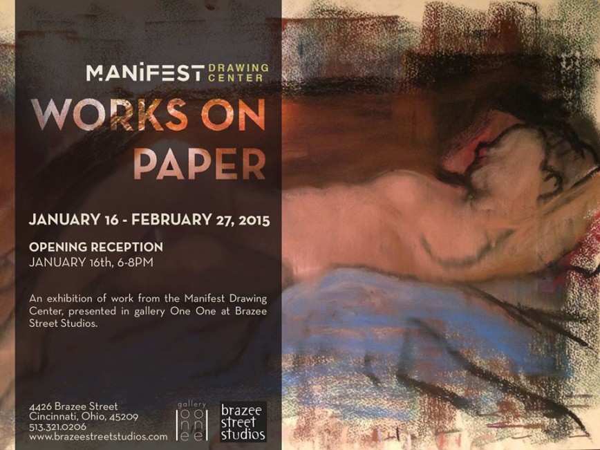 Works on Paper exhibit card